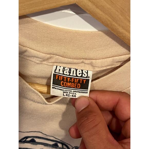 Vintage 80’s Hanes 50/50 Roadkill Comedy Tee - Picture 3 of 3